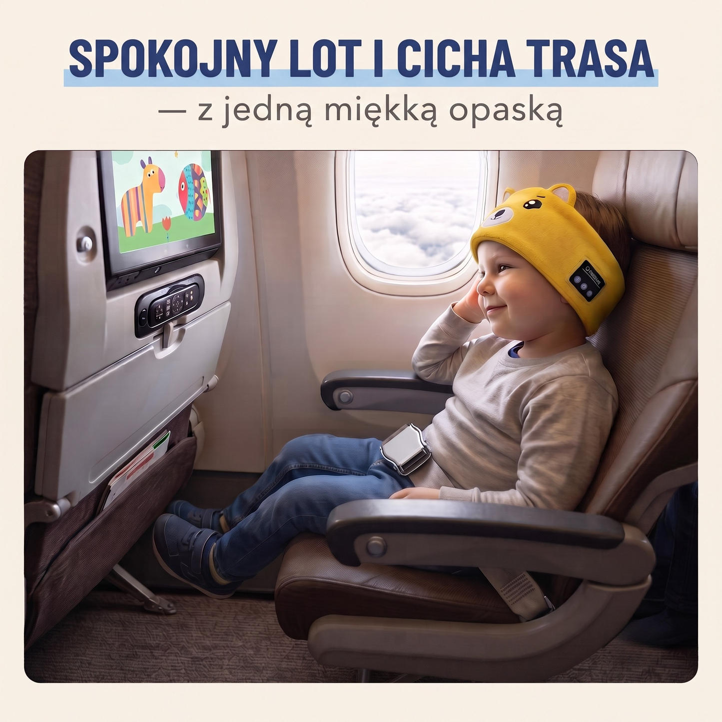 Opaska LuliDream ® - Spokojna podróż z dziećmi